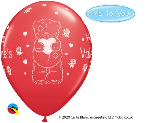 11" / 28cm Me to You - Tatty Teddy Valentine's Day Red Qualatex #12407-1