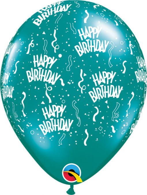 11" / 28cm Birthday-A-Round Fantasy Asst Qualatex #12583-1