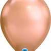 11" / 28cm Chrome® Rose Gold Qualatex #12966-1