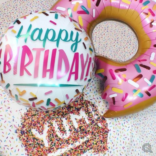 18″ / 46cm Birthday Sprinkles Qualatex #57265