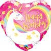 18″ / 46cm Birthday Magical Unicorn Qualatex #57319