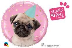 18″ / 46cm Party Pug Qualatex #57617