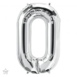 34" / 86cm Silver Letter O North Star Balloons #58966
