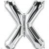 34" / 86cm Silver Letter X North Star Balloons #58984