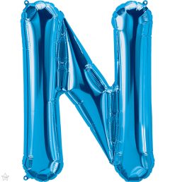 34" / 86cm Blue Letter N North Star Balloons #59255