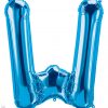 34" / 86cm Blue Letter W North Star Balloons #59273