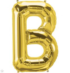 34" / 86cm Gold Letter B North Star Balloons #59283