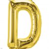 34" / 86cm Gold Letter D North Star Balloons #59287