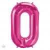 34" / 86cm Magenta Letter O North Star Balloons #59632