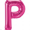 34" / 86cm Magenta Letter P North Star Balloons #59634