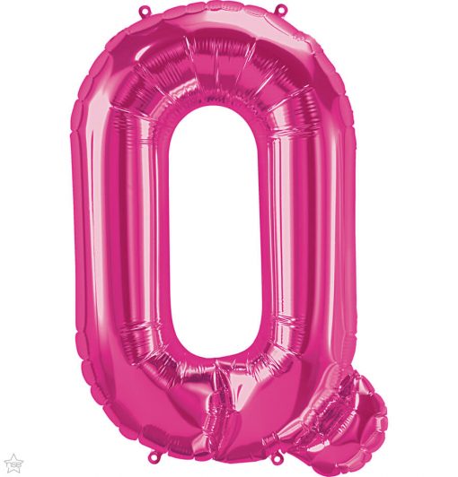 34" / 86cm Magenta Letter Q North Star Balloons #59636