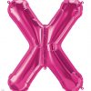 34" / 86cm Magenta Letter X North Star Balloons #59650