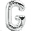 34" / 86cm Silver Letter G North Star Balloons #59668