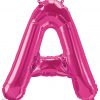 34" / 86cm Magenta Letter A North Star Balloons #59964