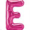 34" / 86cm Magenta Letter E North Star Balloons #59972