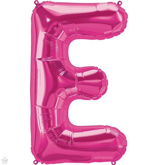 34" / 86cm Magenta Letter E North Star Balloons #59972