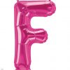 34" / 86cm Magenta Letter F North Star Balloons #59974