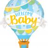 42″ / 106cm Welcome Baby Blue Balloon Qualatex #78654