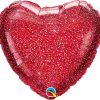 18″ / 46cm Glittergraphic Red Qualatex #88954