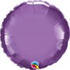 18" / 46cm Round Chrome® Purple Qualatex #90025