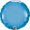 18" / 46cm Round Chrome® Blue Qualatex #90032