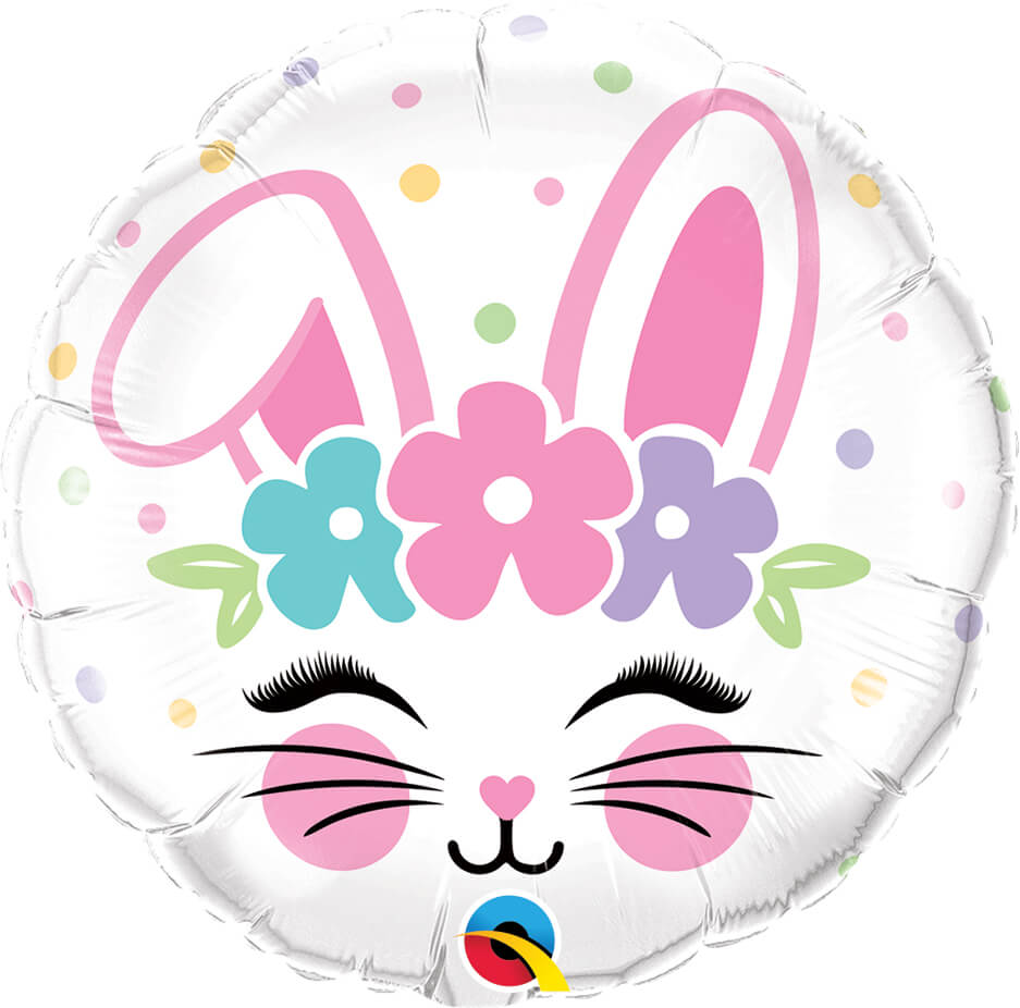 18″ / 46cm Bunny Face Qualatex #98337