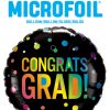 18″ / 46cm Congrats Grad Ombre Dots Qualatex #98488