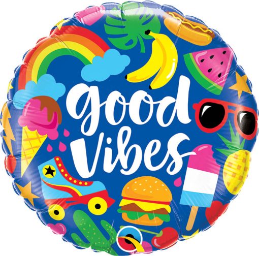 18" / 46cm Good Vibes Qualatex #98497