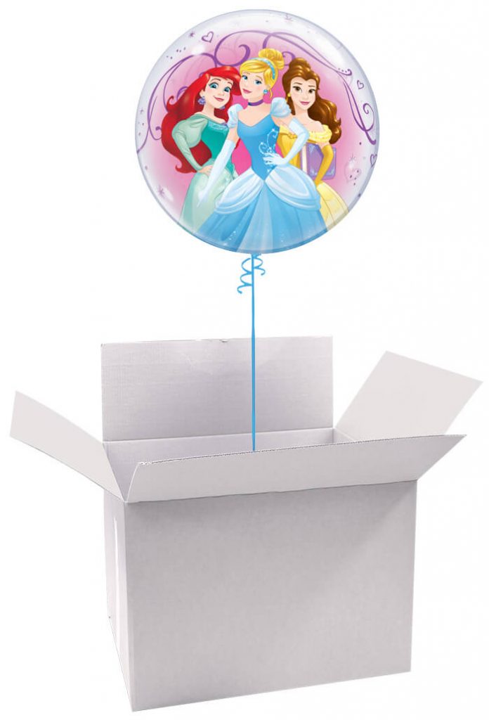 22" / 56cm Poczta Balonowa Classic Disney z Balonem Bubble