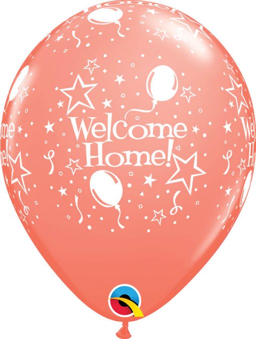 11" / 28cm 6szt Welcome Home! Stars-A-Round Retail Asst Qualatex #18038