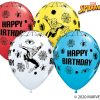 11" / 28cm MARVEL'S Spider-Man Birthday Asst of Red, White, Yellow, Robin's Egg Blue Qualatex #18672-1