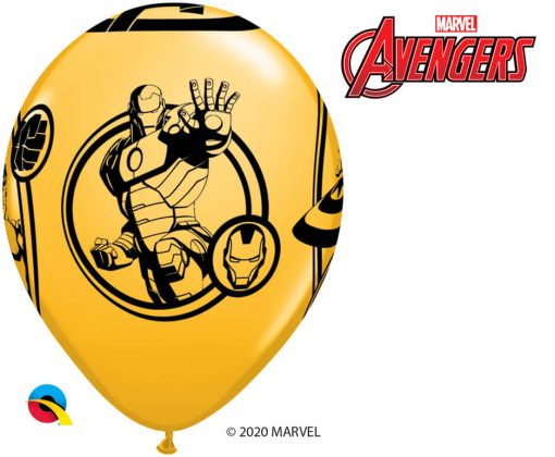 11" / 28cm MARVEL'S Avengers Assemble™ Assot of Red, Lime Green, Goldenrod, Robin's Egg Blue Qualatex #18673-1