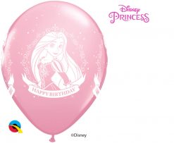 11" / 28cm Disney Princess Birthday Asst of Wild Berry, Pink, Spring Lilac Qualatex #18684-1