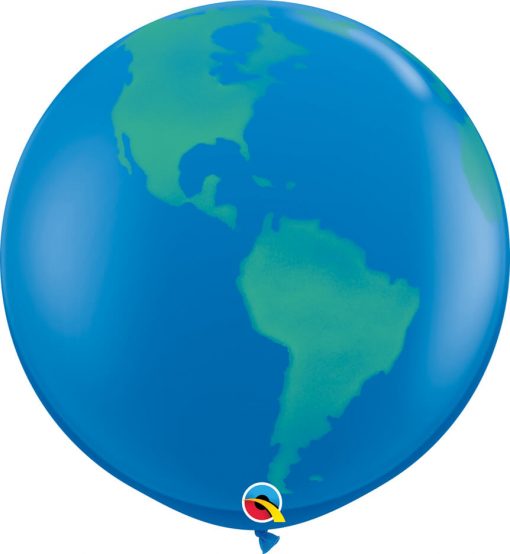 3' / 91cm Globe Dark Blue Qualatex #28160-1