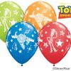 11" / 28cm Disney•Pixar Toy Story Asst of Red, Lime Green, Dark Blue, Orange Qualatex #42840-1