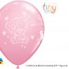 11" / 28cm Tiny Tatty Teddy Baby Girl Pink Qualatex #45369-1