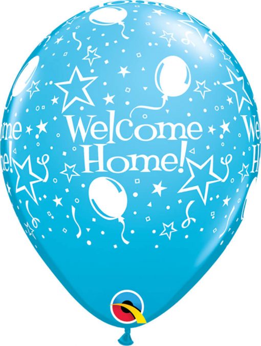 11" / 28cm Welcome Home! Stars-A-Round Tropical Asst Qualatex #46036-1