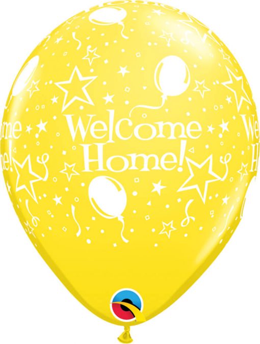 11" / 28cm Welcome Home! Stars-A-Round Tropical Asst Qualatex #46036-1