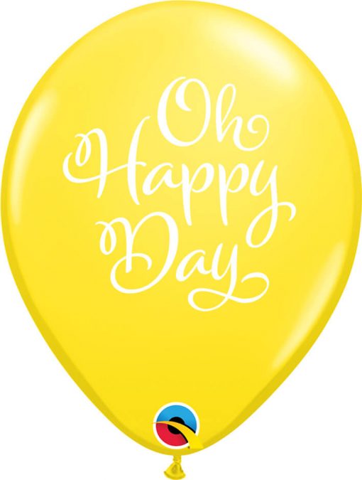 11" / 28cm Simply Oh Happy Day Bright Pastel Asst Qualatex #90961-1