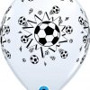 11" / 28cm Soccer Balls White Qualatex #92044-1