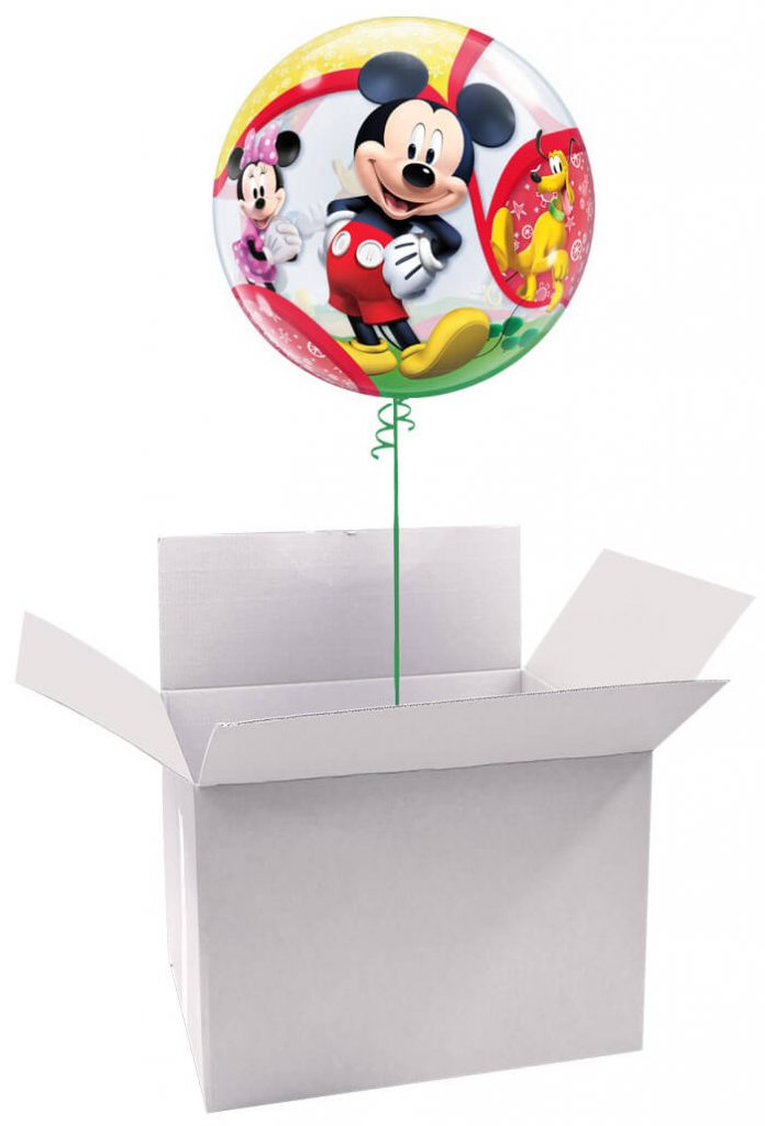 22" / 56cm Poczta Balonowa Classic Disney Mickey/Minnie z Balonem Bubbles #Bubbles Classic Disney Mickey/Minnie
