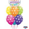 Bukiet 949 Cute and Colorful Mother’s Day Hearts Qualatex #55799 78707-6