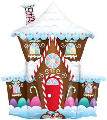 37″ / 94cm Decorated Gingerbread House Qualatex #14945