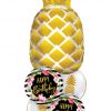 Bukiet 1138 Pineappley Birthday Qualatex #57362 57280-2 57552-2