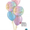 Bukiet 1278 "Pearl-licious" Birthday Qualatex #88052-2 88399-3 43803-1 43766-1 43762-1