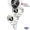 Bukiet 1321 Mr. & Mrs. Hearts Entwined Qualatex#84696 37200 43737 15771-2