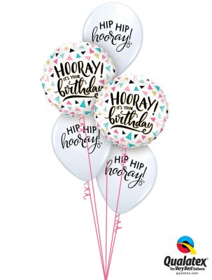 Bukiet 1313 Hooray, It’s Your Day! Qualatex #88125-2 90995-3