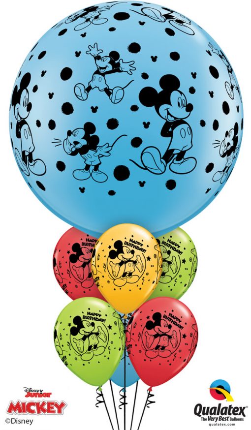 Bukiet 1374 Giant Mickey Mouse Birthday Bouquet Qualatex #49576 18688-6