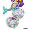Bukiet 1359 Mermaid & Friends Birthday Qualatex #57815 87741-2