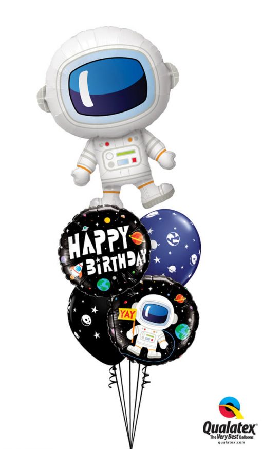 Bukiet 1366 Over the Moon Birthday Qualatex #87966 88059-2 89443-2